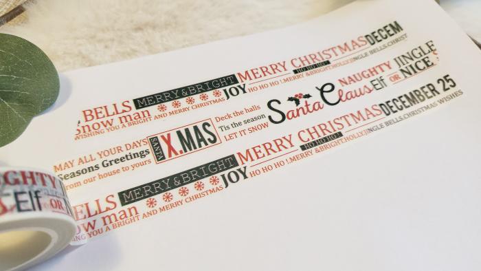 Washi Tape Weihnachten